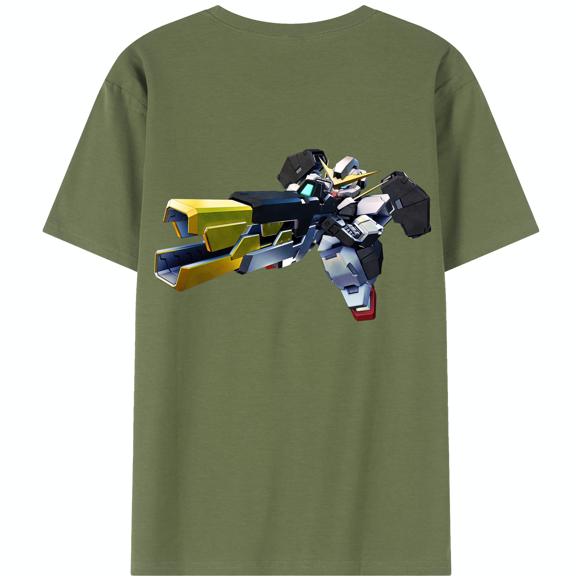 （画像用） 機動戦士ガンダム Mobile Suit Gundam 綿100％半袖Tシャツ（背面プリント）